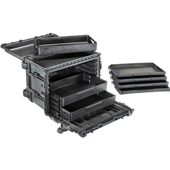Pelican 0450SD4 Protector Mobile Tool Chest With 6 or 7 Drawers - Black