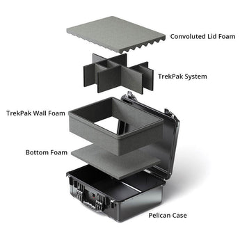 pelican trekpak divider system exploded parts view