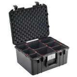 Pelican 1557AirTP Hard Carry Case With TrekPak Divider Insert - Black