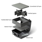pelican trekpak divider system exploded parts view