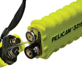 Pelican 3315 Intrinsically Safe LED Flashlight - 160 Lumens - Includes 3x AA - Yellow