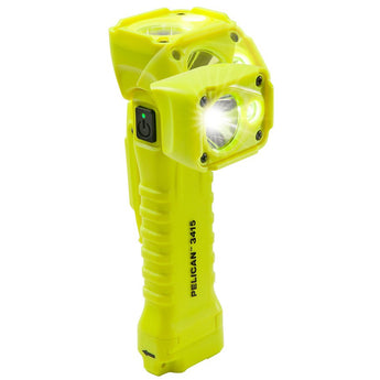 Pelican 3415M Right Angle LED Flashlight - Gen 2 - 336 Lumens - Uses 3 x AA - Class I, II, III - Div I - Yellow (PELICAN-034150-0302-245)