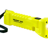 Pelican 3415MCC Right-Angle Color Correct LED Flashlight - 258 Lumens - Magnetic Clip - Uses 3 x AAA - Yellow