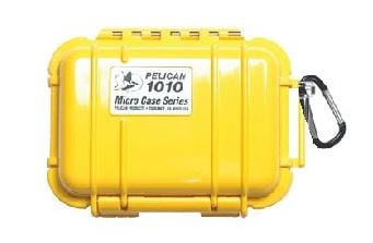 Pelican 1010 Watertight Case - Clear or Solid Cover - Available in 4 Colors