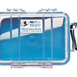 Pelican 1020 Watertight Case With Liner - Black, Clear Black, Clear Blue, Clear Yellow, or Clear Red