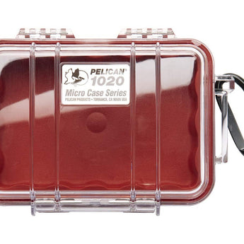 Pelican 1020 Watertight Case With Liner - Black, Clear Black, Clear Blue, Clear Yellow, or Clear Red