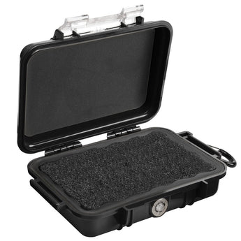 Pelican 1020 Watertight Case With Liner - Black, Clear Black, Clear Blue, Clear Yellow, or Clear Red