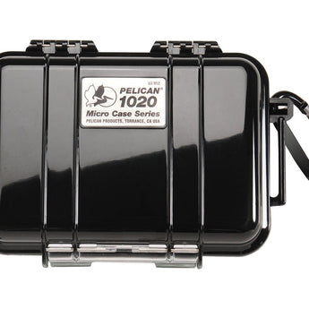 Pelican 1020 Watertight Case With Liner - Black, Clear Black, Clear Blue, Clear Yellow, or Clear Red