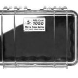 Pelican 1050 Watertight Case - Clear or Black Case and Black, Blue, and Yellow Liner Color Options