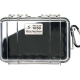 Pelican 1050 Watertight Case - Clear or Black Case and Black, Blue, and Yellow Liner Color Options