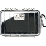 Pelican 1050 Watertight Case - Clear or Black Case and Black, Blue, and Yellow Liner Color Options