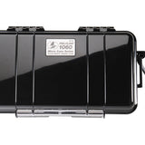 Pelican 1060 Watertight Case - Solid or Clear Cover - Black, Blue, Yellow, or Red