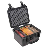 Pelican 1300 Case - Waterproof, Crushproof - Black with Foam (1300-000-110)