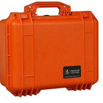 Pelican 1450 Medium Watertight Case with Foam - Black, Orange, Green, Yellow, Tan, or Silver