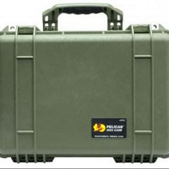 Pelican 1500 Watertight Case With Foam - Black, Orange, Yellow, Tan, Green, or Silver