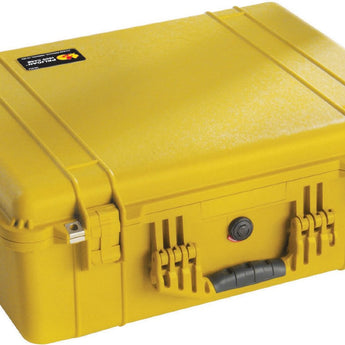 Pelican 1600 Watertight Protector Case with Liner and Foam - Large - 24.4 x 19.4 x 8.8-Inches - Black, Orange, Silver, Desert Tan or Yellow