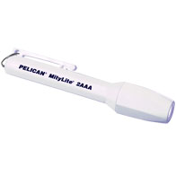 Pelican MityLite 1900 Flashlight - Xenon Incandescent Lamp - 11 Lumens - Class I Div 1 - Includes 2 x AAAs - White (1900-015-230)