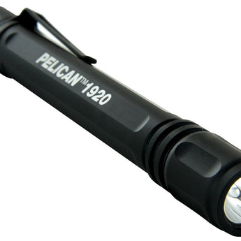 Pelican 1920 Compact LED Flashlight - 224 Lumens - Includes 2 x AAAs - Black (19200-0001-110)
