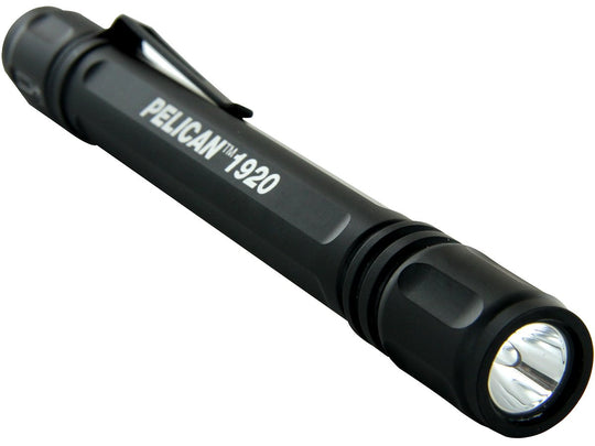 Pelican 1920 Compact LED Flashlight - 224 Lumens - Includes 2 x AAAs - Black (19200-0001-110)