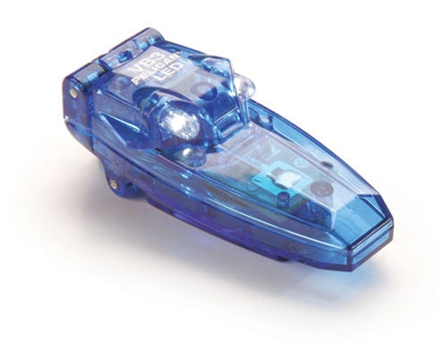 Pelican VB3 2220-010-126 Clip-on LED Flashlight - 9 Lumens - Class I Div 1 - Includes 2 x CR2032s - Blue