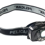 Pelican 2720 LED Headlamp - Gesture Activation Control - Variable Output - 200 Lumens - Includes 3 x AAAs - Black (027200-0100-110)