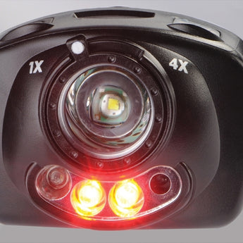 Pelican 2720 LED Headlamp - Gesture Activation Control - Variable Output - 200 Lumens - Includes 3 x AAAs - Black (027200-0100-110)