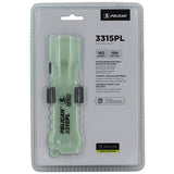 Pelican 3315 Intrinsically Safe LED Flashlight - 160 Lumens - Includes 3x AA - Photoluminescent