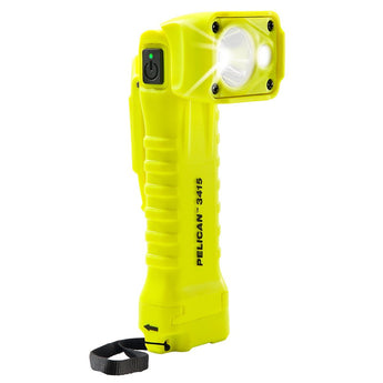 Pelican 3415 Right-Angle LED Flashlight - 336 Lumens - Uses 3 x AAA - Yellow