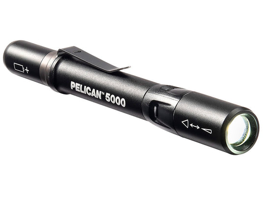 Pelican 5000 Slim LED Flashlight - 202 Lumens - Uses 2 x AAA - Black