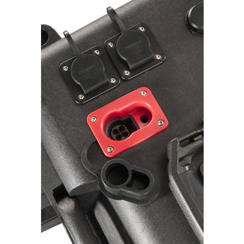 Pelican 9470 RALS close up on power ports