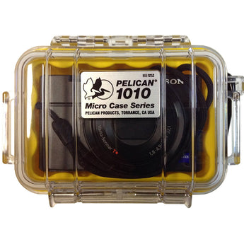 Pelican 1010 Watertight Case - Clear or Solid Cover - Available in 4 Colors