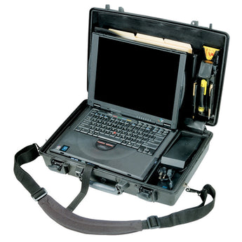 Pelican 1490 Laptop Case - With Liner - With or Without Foam - Black