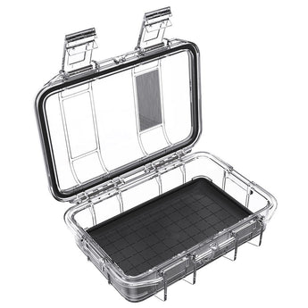 Pelican M40 Micro Case - Clear or Black Case and Black, Blue, Yellow Liner Color Options