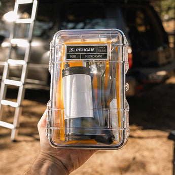 Pelican M50 Micro Case - Clear or Black Case and Black, Blue, Yellow Liner Color Options