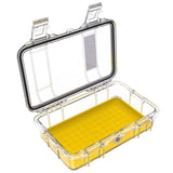 Pelican M50 Micro Case - Clear or Black Case and Black, Blue, Yellow Liner Color Options