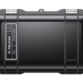 Pelican M60 Micro Case - Clear or Black Case and Black, Blue, Yellow Liner Color Options