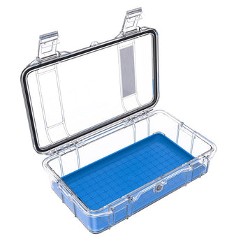Pelican M60 Micro Case - Clear or Black Case and Black, Blue, Yellow Liner Color Options