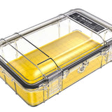 Pelican M60 Micro Case - Clear or Black Case and Black, Blue, Yellow Liner Color Options