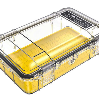 Pelican M60 Micro Case - Clear or Black Case and Black, Blue, Yellow Liner Color Options