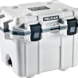 Pelican 50Q Elite Cooler - 50 Qt - White and Gray