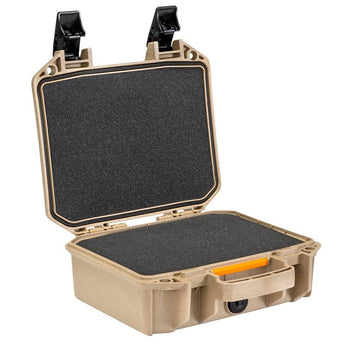 Pelican V100 Small Weapon Case - Foam or Padded Dividers - Black, Tan, or OD Green