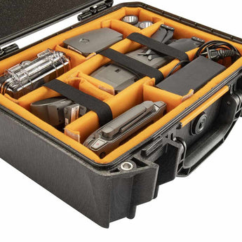 Pelican V200 Medium Weapon Case with Foam or Padded Divider - Black or OD Green