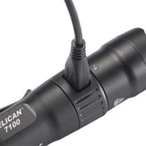 Pelican 7100 Rechargeable Tactical LED Flashlight - 695 Lumens - Uses 1 x 14500 or 1 x AA
