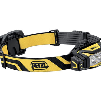 Petzl Xena LED Headlamp - 1400 Lumens - Includes 1 x USB-C Rechargeable 3200mAh Li-ion Battery - Black and Yellow