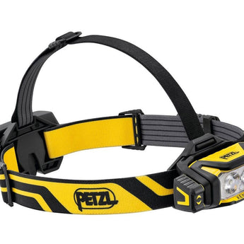 Petzl Xena LED Headlamp - 1400 Lumens - Includes 1 x USB-C Rechargeable 3200mAh Li-ion Battery - Black and Yellow