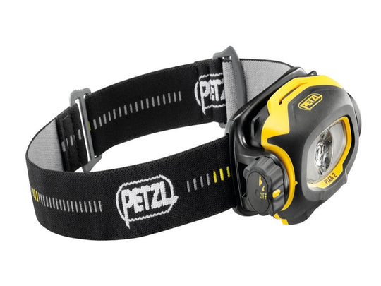 Petzl Compact Rugged PIXA 2 LED Headlamp - 80 Lumens - HAZLOC Class I, Div 1 and 2 Certified - Includes 2 x AA/LR6s (E78BHB-2UL)