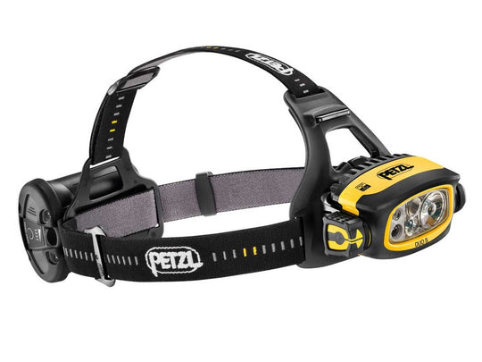 Petzl E80CHR Duo S Rechargeable Headlamp - 1100 Lumens - Includes ACCU 2 3200mAh Li-ion Battery Pack