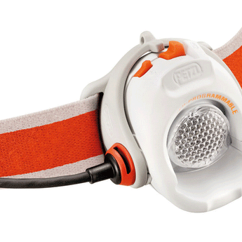 Petzl Active MYO Programmable Multi-Beam LED Headlamp - 370 Lumens - Includes 3 x AA/LR6s - Coral (E87AHB-C)