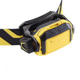 Petzl PIXA LED Headlamp - 450 Lumens - Black and Yellow - Uses 3 x AAA (Included) or CORE 2 Battery Pack