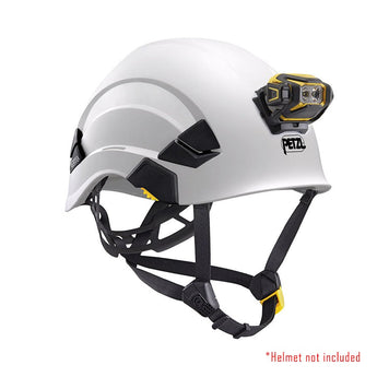 Petzl PIXA LED Headlamp - 450 Lumens - Black and Yellow - Uses 3 x AAA (Included) or CORE 2 Battery Pack